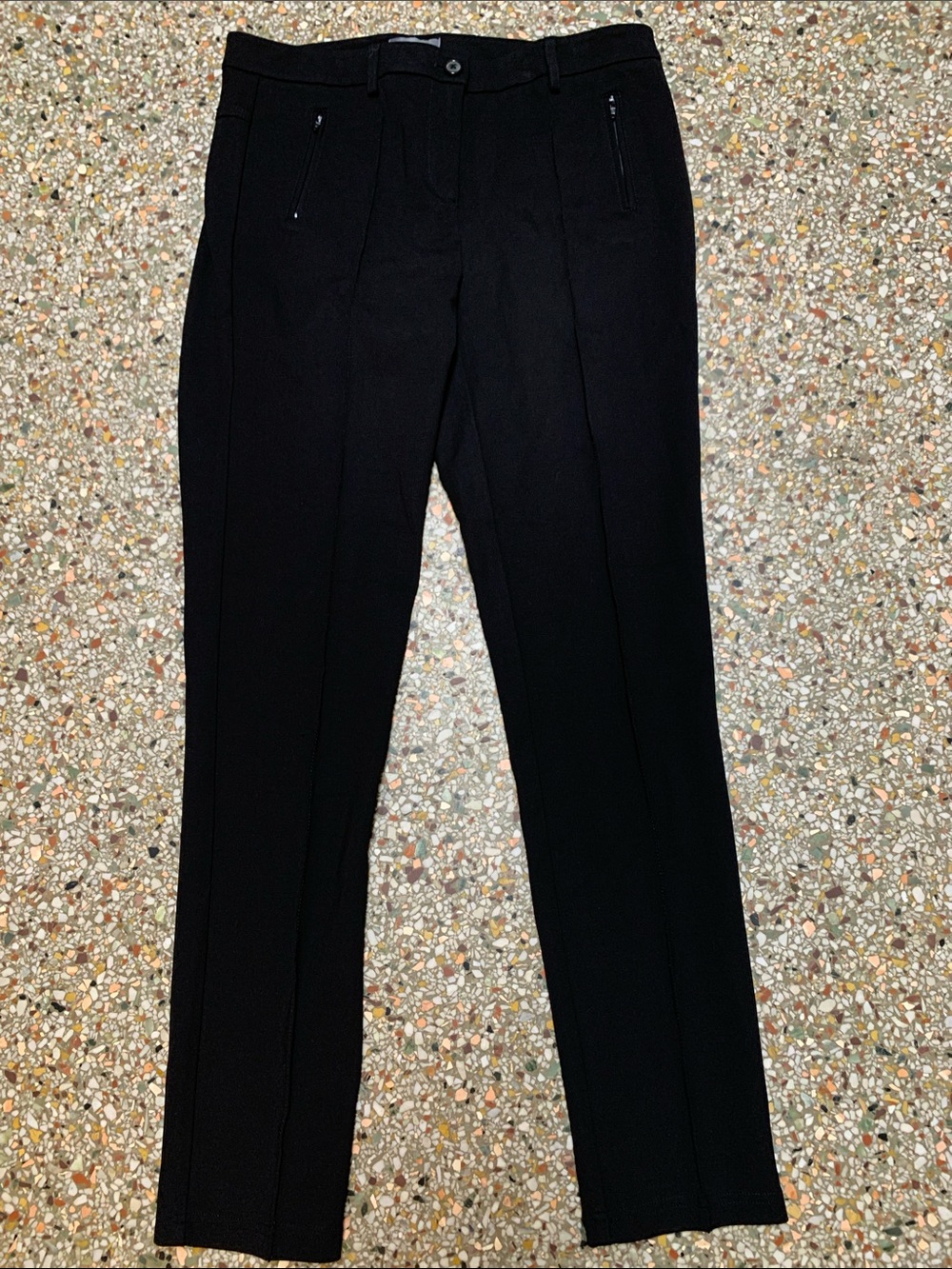 Neiman Marcus Black Dress Pants with Zip Pockets